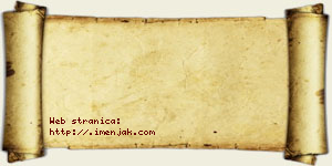 Alimpije Andrić vizit kartica